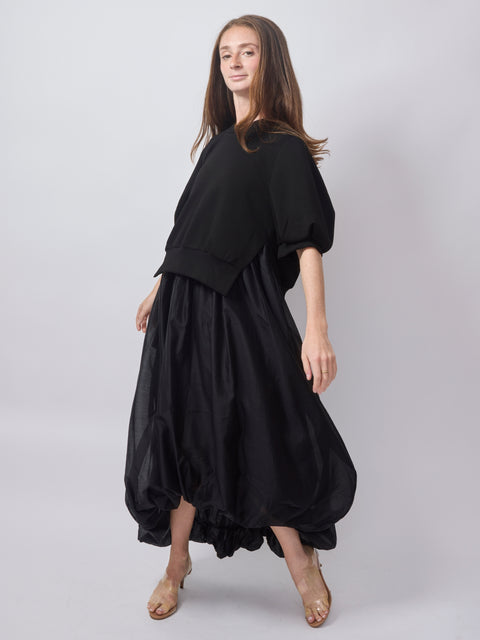 Fluid Authority Dress, black