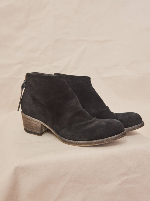 Sensory Washed Bootie, Nero