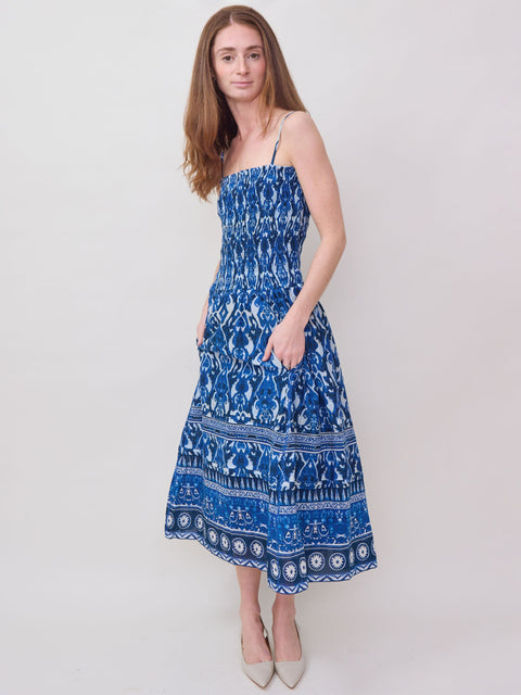 Delancey Selva Midi Dress, blue vibes