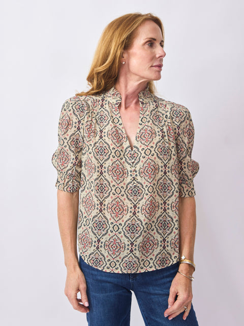 Evermore Blouse, Tagine Tile
