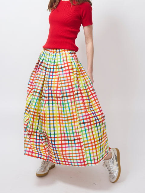 Skirt Juliette, multi check