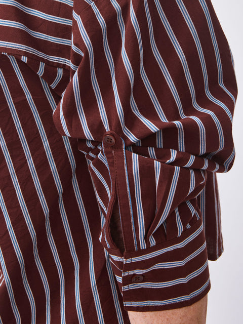 Cropped Isolde, Spice Multi Stripe