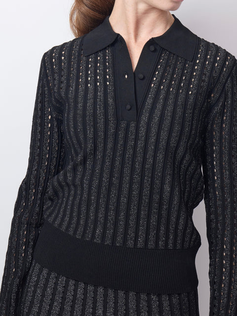 Roselyn, Pinstripe Lurex