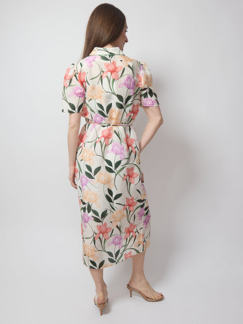 Cecile Dress, jardin ivory