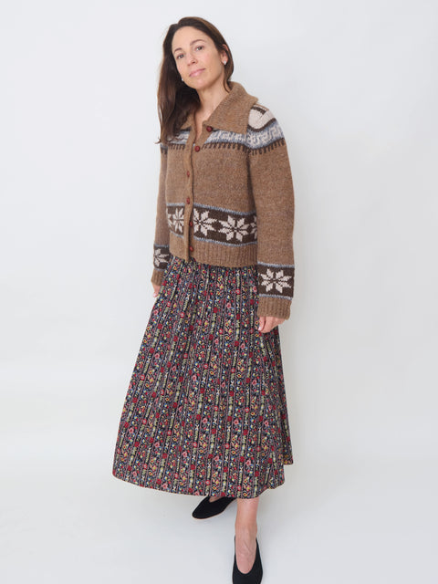 Nordic Scholar Cardigan, Hickory