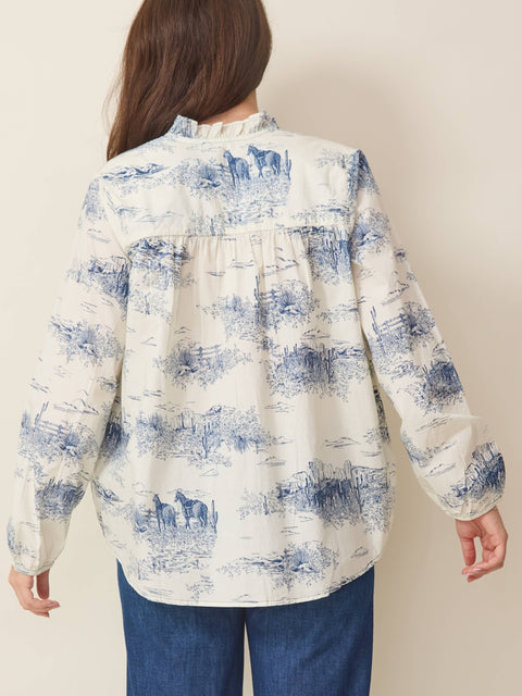 Francesca, western toile