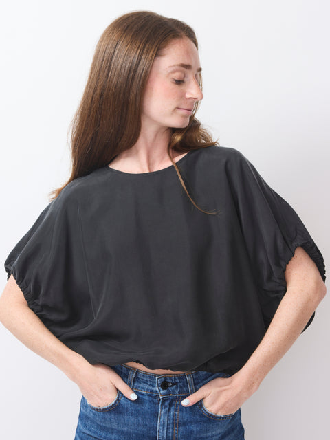 Bubble Blouse, black