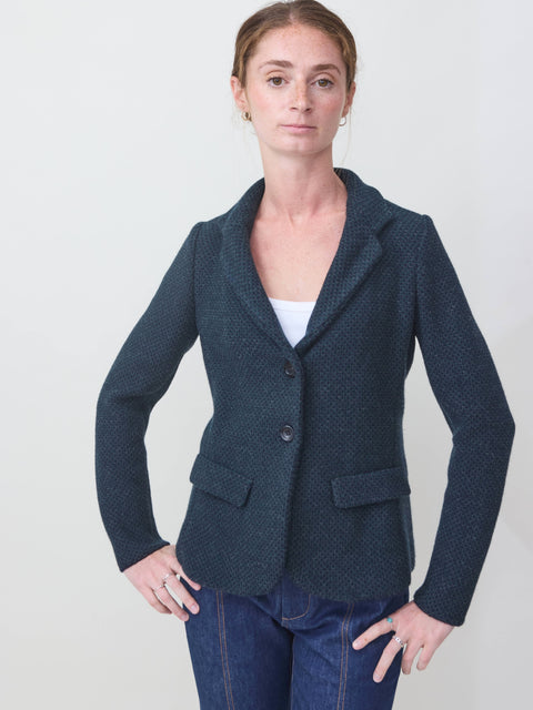 Blazer Chicco Riso, blue/charcoal/green