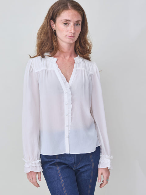 Girly Blouse, white