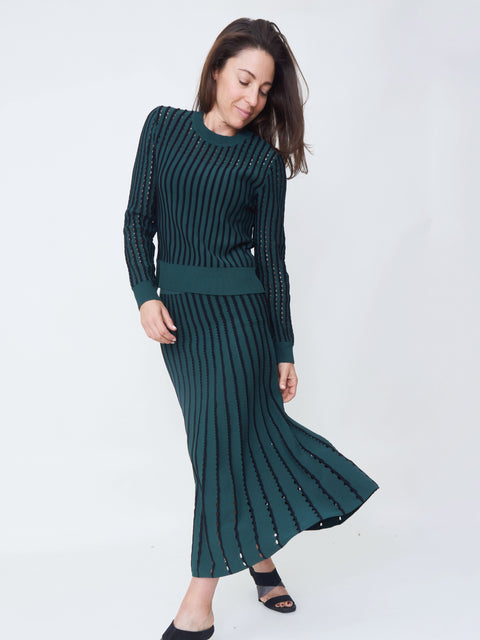 Marilyn, Pinstripe Evergreen