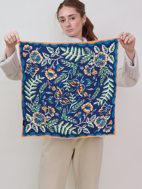 Silk Two-Fer Scarf, Wildwood