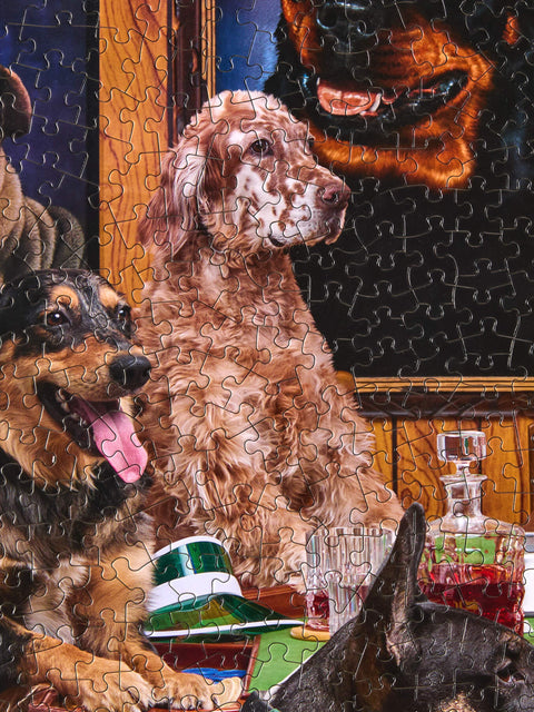 Poker Dogs, 1000-piece puzzle