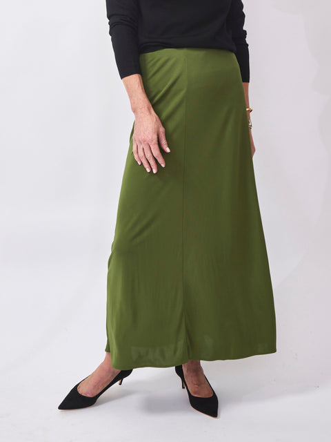 Merce Slinky Skirt, Cypress