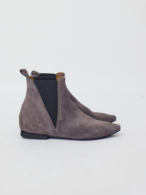 Smoke Show Chelsea Boot, Grey Suede
