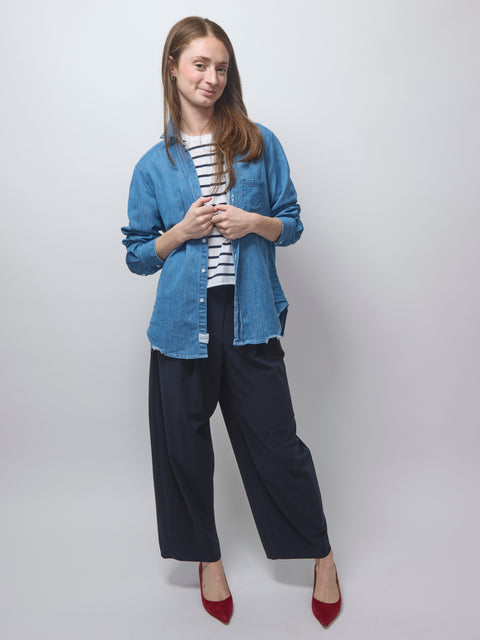 Eileen, Vintage Stonewashed Indigo