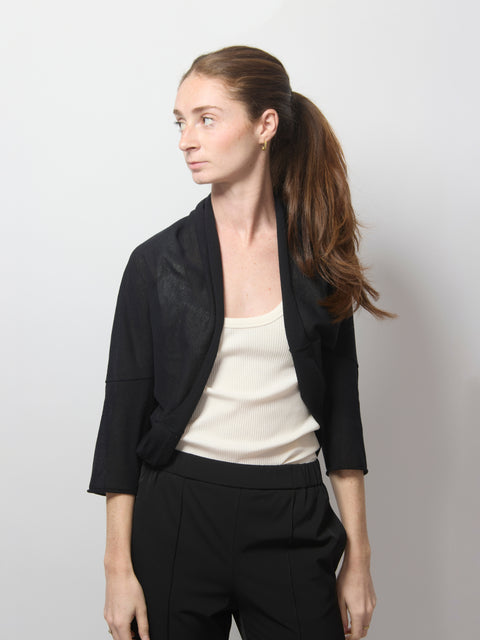 Cotton Bolero, Black