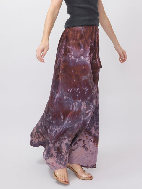 Silk Peasant Skirt, Chai