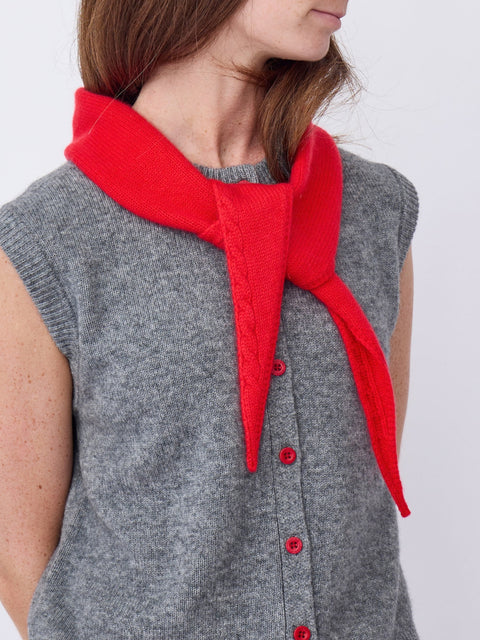 Mini Scarf, Red