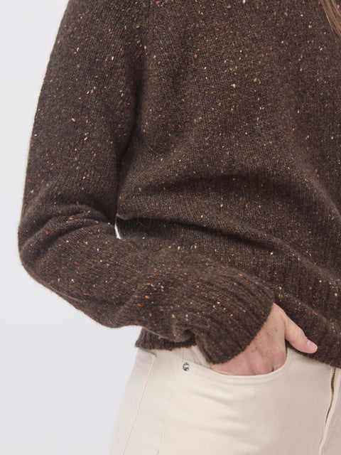 Donegal Pullover, Brown