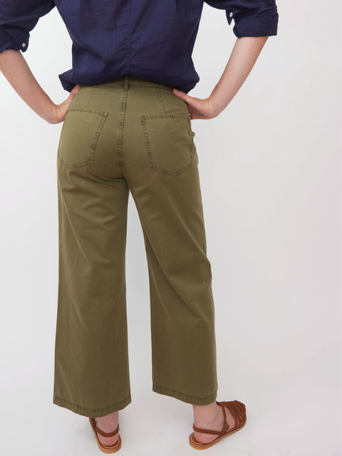 Jude Trouser Ankle, olive green