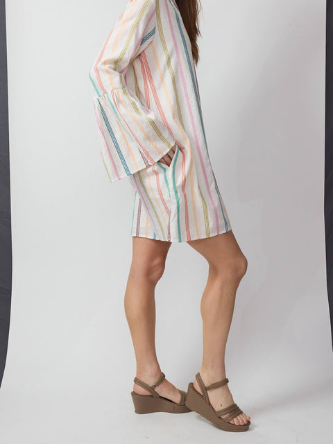 Chloe dress, Mallorca stripe