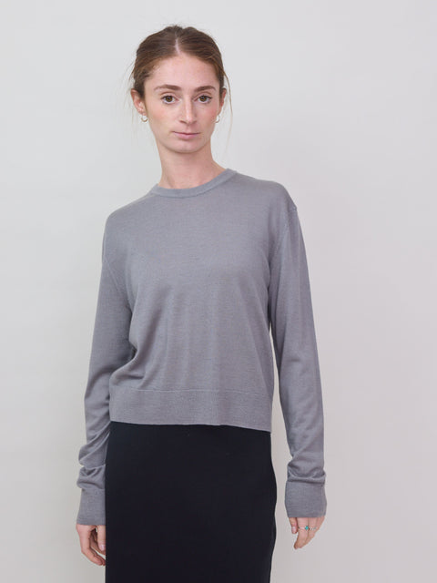 Cashmere Sweatshirt, cement