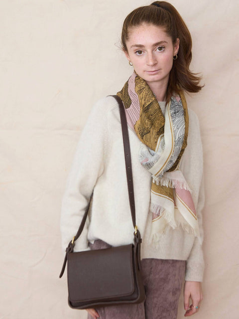 Genevieve Crossbody, Chestnut