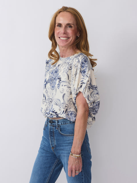 Bubble Blouse, baroque toile