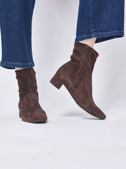 Encina Stretch Suede, Brown