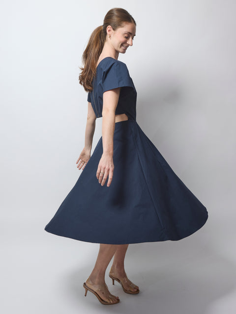 Buttercup Dress, navy