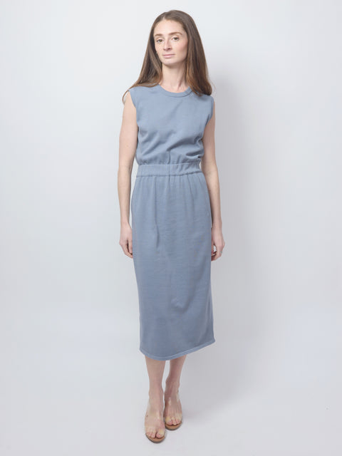 light cotton sleeveless dress Women's Paradisa Bonita Oceana Blue Cotton Sleeveless Midi Dress | Color: Light Blue | Size: L