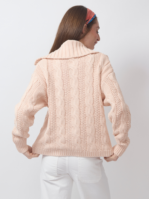Leni Cardigan, almost apricot