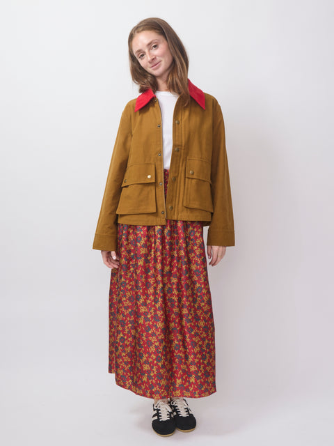 Swingy Jacket, Rust/Red