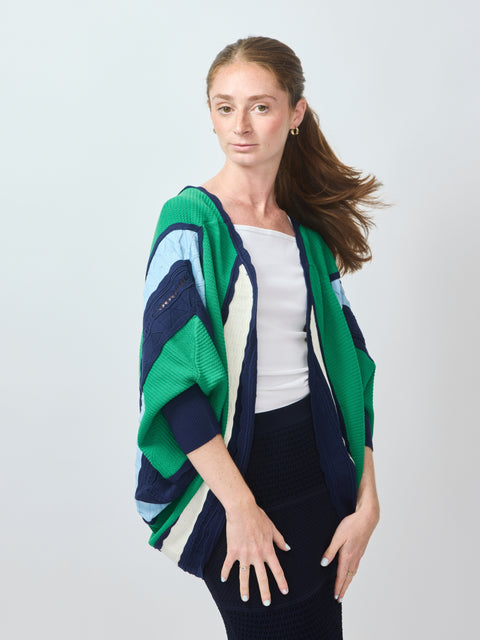 Lenox Shawl, Green Multi
