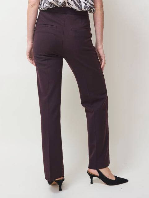 Renee, burgundy tech flannel