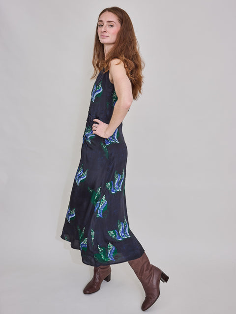 Tora Midi Dress, Blue