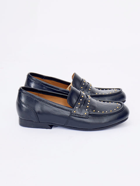 Jacksonette 200 Loafer, Black PB Brass & Nickel Art