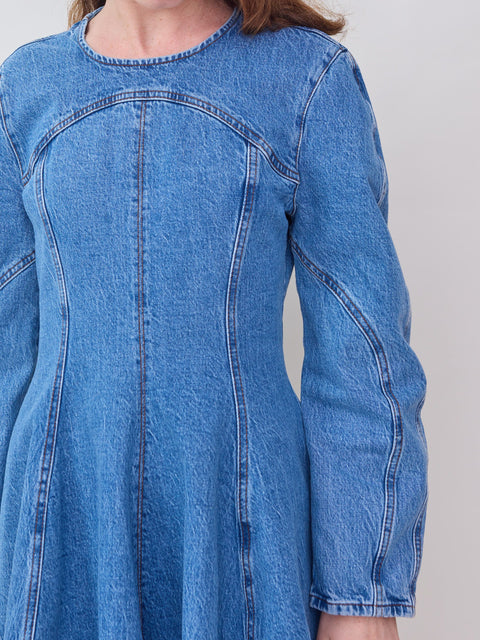 baum und pferdgarten denim dress Baum und Pferdgarten AMALI - Denim dress - azurine blue/blue