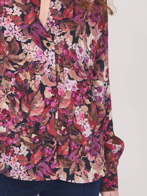 Daruma blouse, magenta