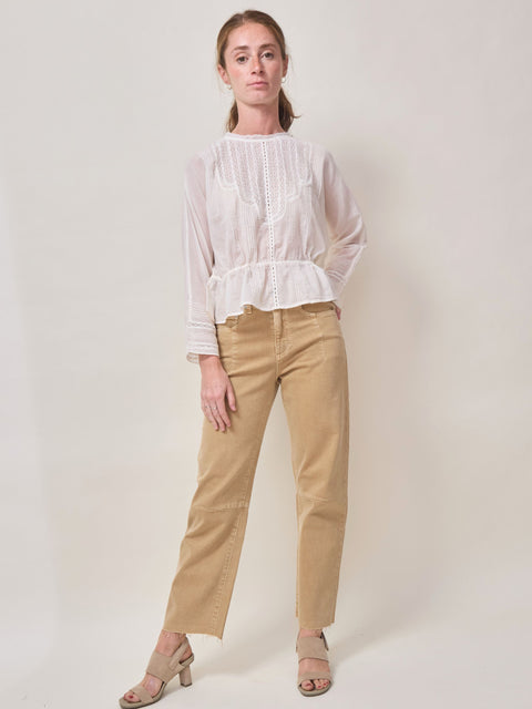 Pixie Ankle Fray, Camel