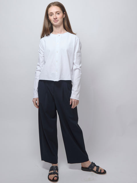 Jackie T-Shirt Cardigan, white