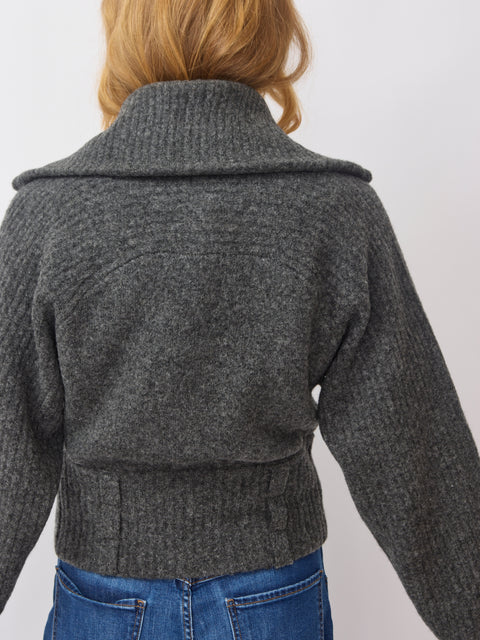 Samirra Zip, Dark Grey