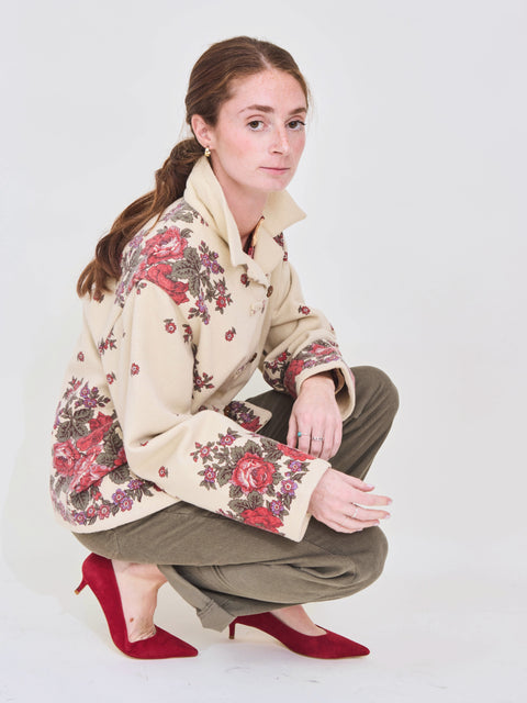Western Jacket,  White Rosebush
