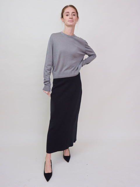 Cashmere Sweatshirt, cement