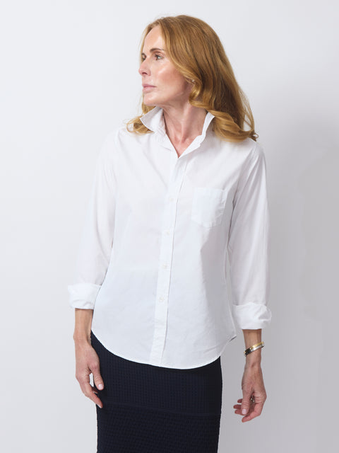 Barry, White Superfine Poplin