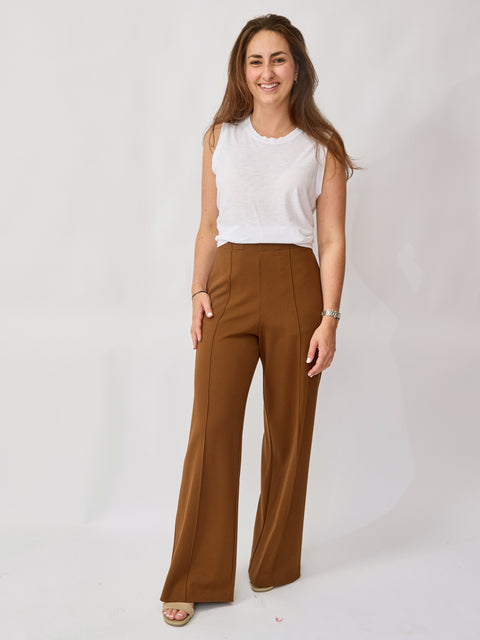 Wideleg Pant, Tabacco