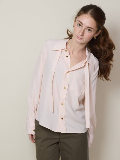 Academy Blouse, Blush