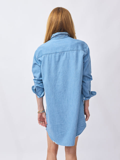 Mary, Classic Blue Tattered