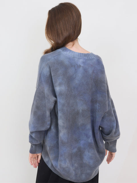 Intense V-Neck, Blue Night