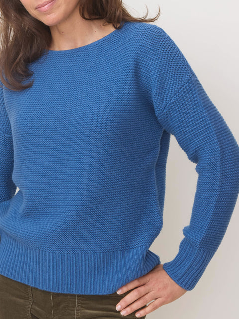 Garter Balletneck, Sapphire